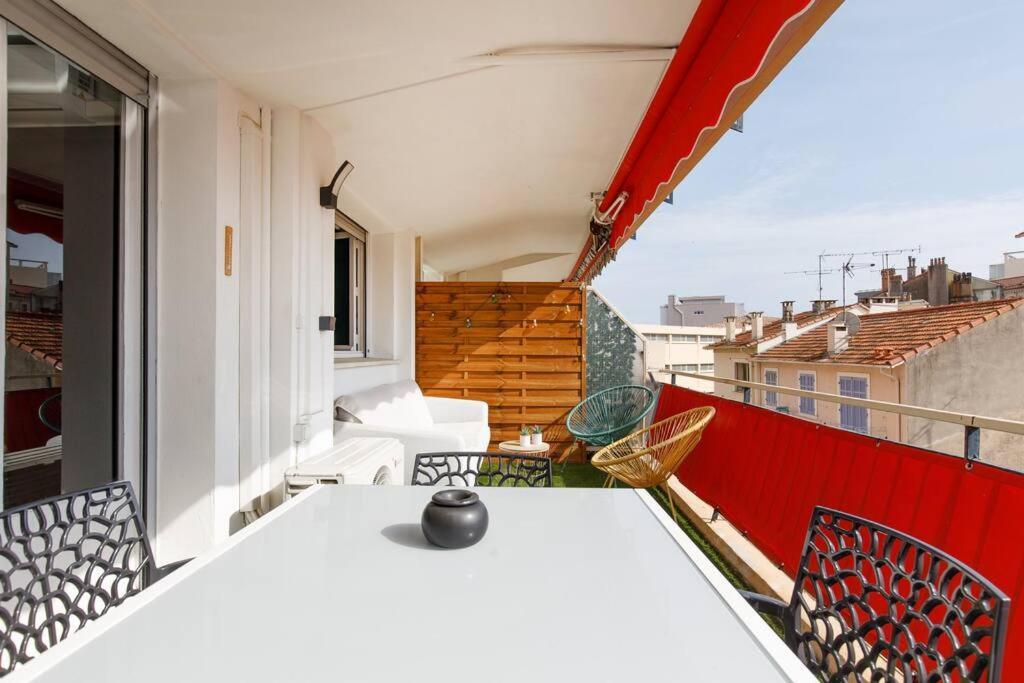 Ferienwohnung Stanislas Art - Cannes Centre - Terrasse - Clim Exterior foto